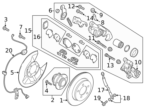 Rear Brakes for 2016 Mazda 6 #0