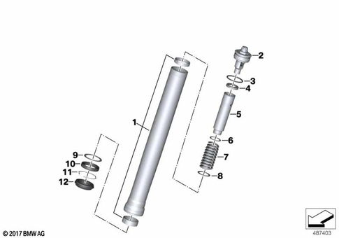 Telescopic Forks, Telelever for 2011 BMW-Motorrad S 1000 RR #2