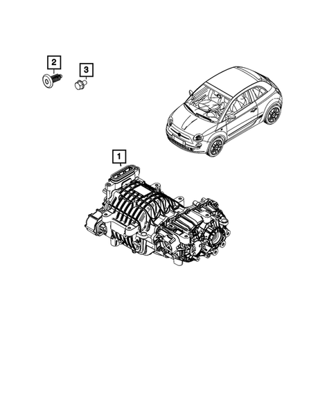 Electric Motor for 2024 Fiat 500E #1