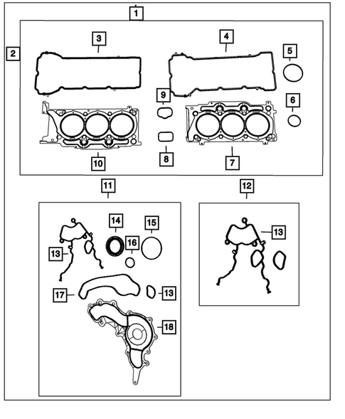 Engine Identification, Service Engines & Engine Service Kits for 2026 Ram ProMaster 1500 #0