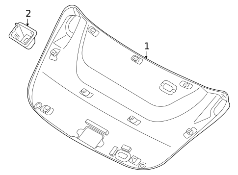 Interior Trim - Trunk for 2022 Audi e-tron GT #0