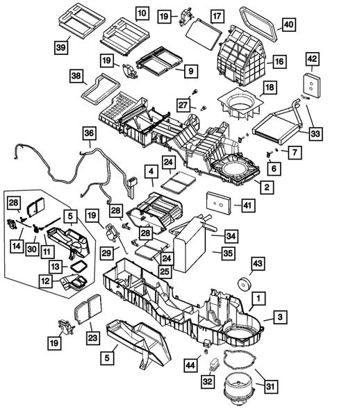 Air Conditioner and Heater Units for 2006 Dodge Ram 2500 #1