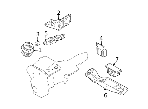 Engine & Trans Mounting for 2008 INFINITI G35 #1