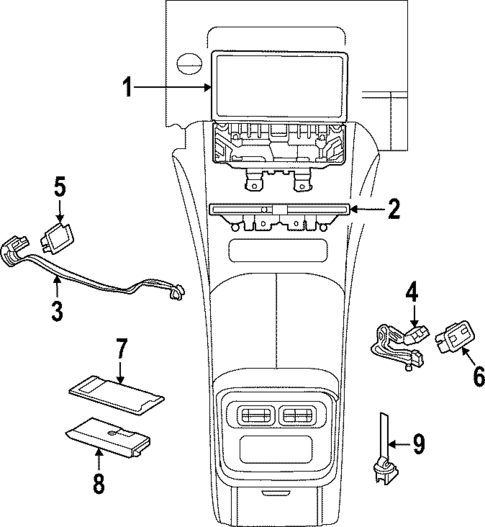 Electrical Components for 2021 Mercedes-Benz GLE350 #14