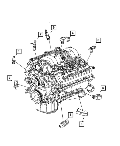 Sensors for 2011 Jeep Grand Cherokee #1