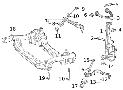 Suspension Components for 2016 Mercedes-Benz C 450 AMG® #1