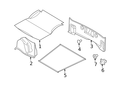Interior Trim - Trunk for 2006 Dodge Charger #0