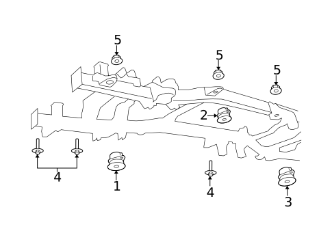 Frame & Components for 2014 Ram 1500 #3