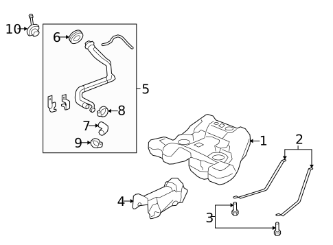 Fuel System Components for 2016 Chevrolet SS #1