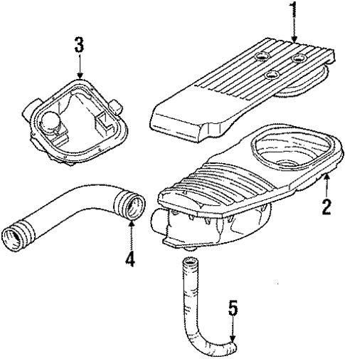 Air Intake for 1987 Dodge Daytona #2