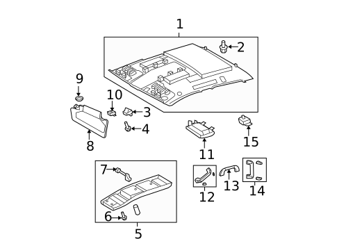 Interior Trim - Cab for 2007 Toyota Tundra #5