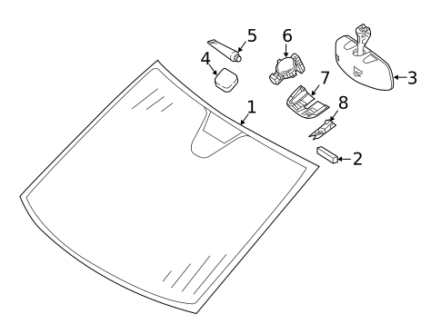 Headlamp Components for 2022 Mercedes-Benz Metris #1