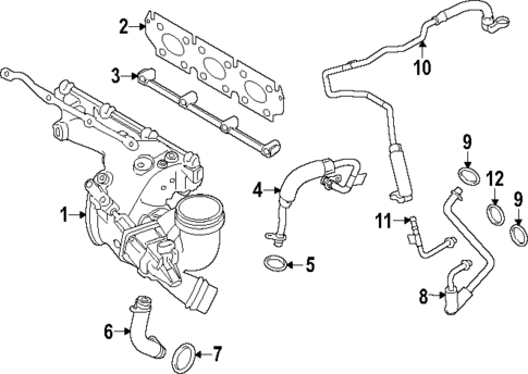 Turbo Charger for 2021 Mini Cooper Countryman #0