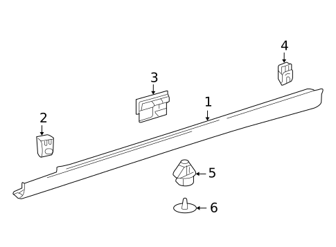 Exterior Trim - Pillars for 2014 Mercedes-Benz C63 AMG #1