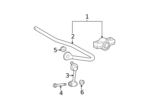 Stabilizer Bar & Components for 2011 Lexus IS F #3