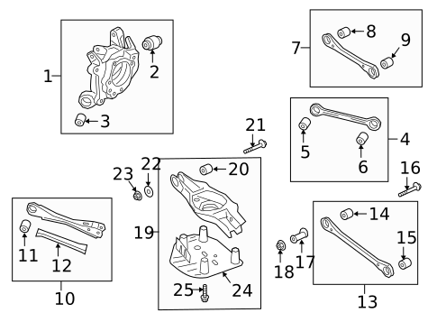 Rear Suspension for 2021 Genesis G70 #1