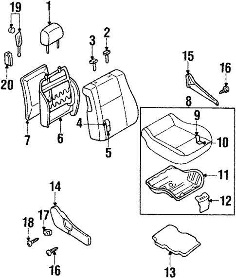 Heated Seats for 2002 INFINITI G20 #1