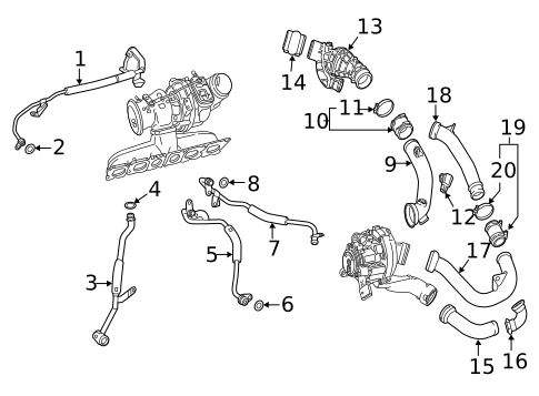 Turbo Charger for 2021 Mercedes-Benz AMG GT 53 #0