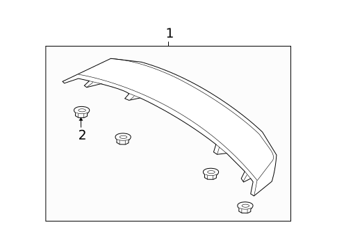 Spoiler for 2010 Ford Mustang #0