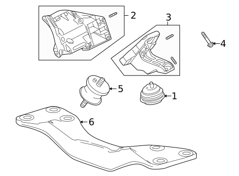 Engine & Trans Mounting for 2002 BMW Z8 #0