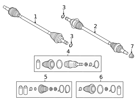 Drive Axles for 2018 Mazda CX-9 #1