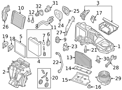 Evaporator & Heater Components for 2015 Volkswagen Golf #9