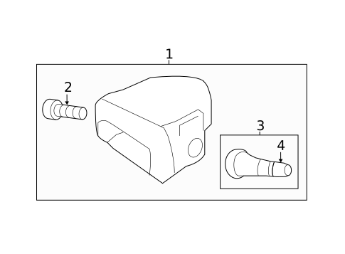 Tire Pressure Monitor Components for 2021 Subaru Impreza #0