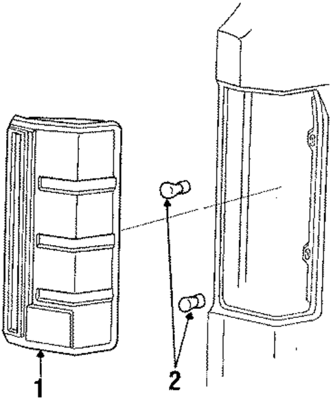 Combination Lamps for 1991 Ford Bronco #0