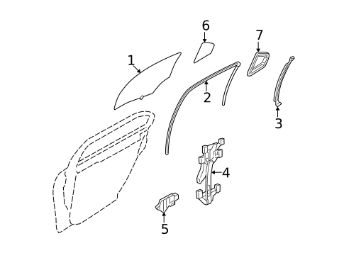 Rear Door for 2008 Mercury Milan #0