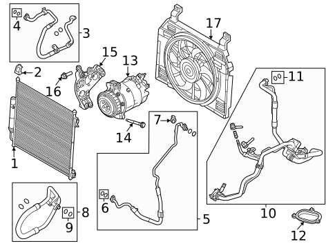 Condenser, Compressor & Lines for 2023 Land Rover Defender 90 #0