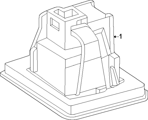 License Lamps for 2025 Mercedes-Benz GLC350e #1