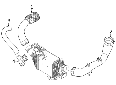 Intercooler for 2021 Genesis GV80 #1