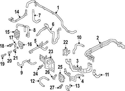 Hoses & Lines for 2024 Audi Q8 e-tron #0