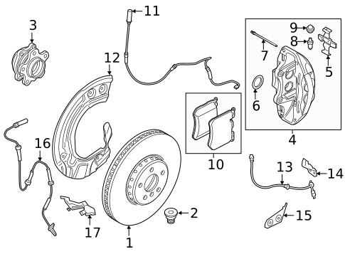 Brake Components for 2021 BMW X6 #1