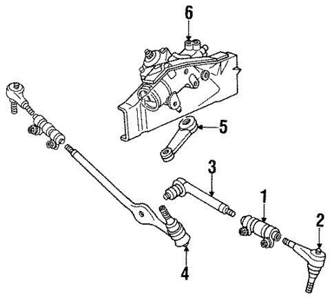 Steering Gear & Linkage for 1993 Mazda Navajo #1