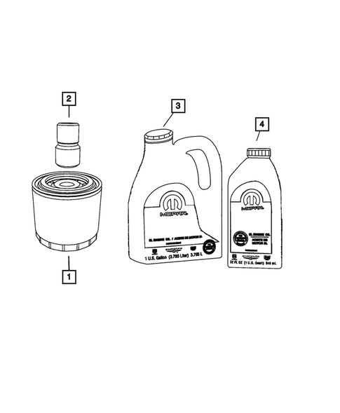 Engine Oiling, Oil Pan and Indicator (Dipstick) for 2009 Chrysler Sebring #5