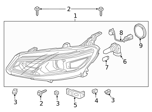 Bulbs - Chassis for 2021 Chevrolet Malibu #2