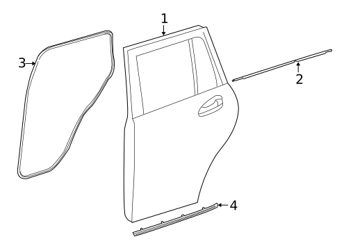 DOOR & COMPONENTS for 2018 Mercedes-Benz GLC43 AMG #0