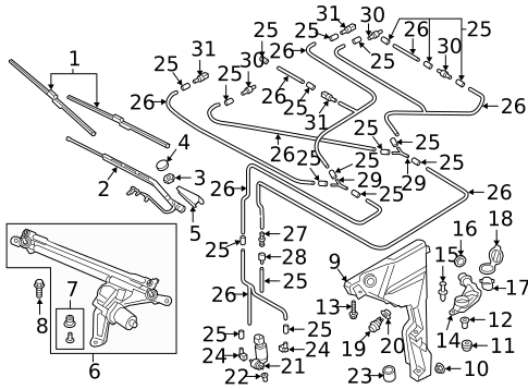 Wipers for 2020 Audi A8 Quattro #1