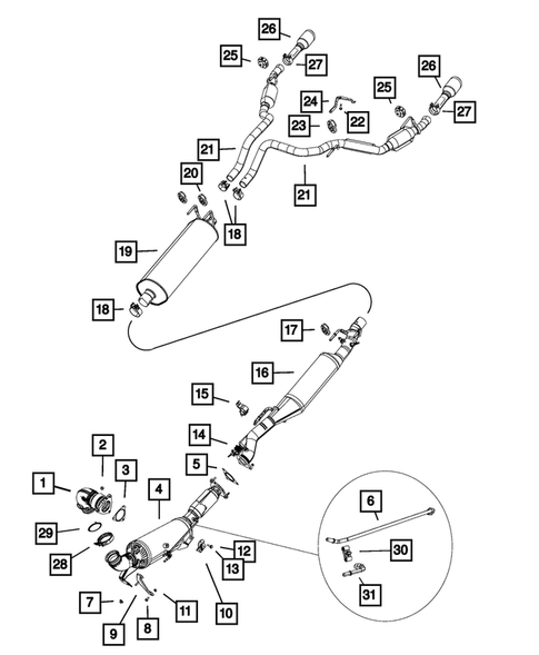 Exhaust System for 2014 Ram 1500 #2