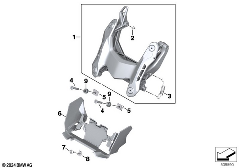 Motorcycle Trim Section, Windshield for 2019 BMW-Motorrad S 1000 XR #11