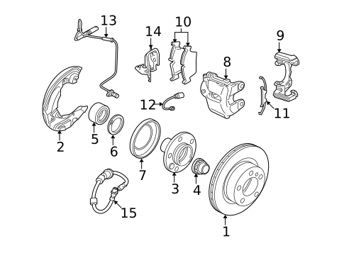 Front Brakes for 2011 BMW 328i xDrive #1