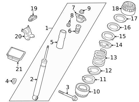 Shocks & Components for 2013 Porsche Panamera #0