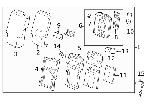 Front Seat Components for 2025 GMC Sierra 3500 HD #2