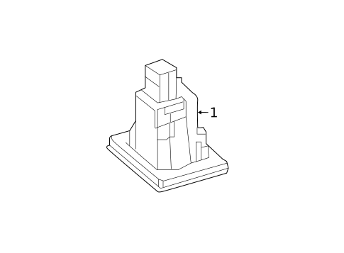 License Lamps for 2021 Mercedes-Benz GLA250 #1
