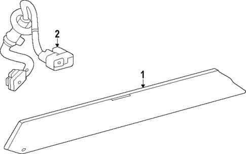 High Mounted Stop Lamp for 2025 Toyota Grand Highlander #0