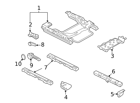 Tracks & Components for 2007 Ford Fusion #0