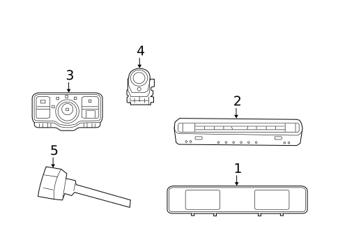 Cluster & Switches for 2022 Mercedes-Benz SL 55 AMG® #1
