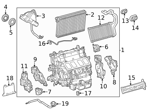Front Evaporator for 2024 Lexus LX600 #2