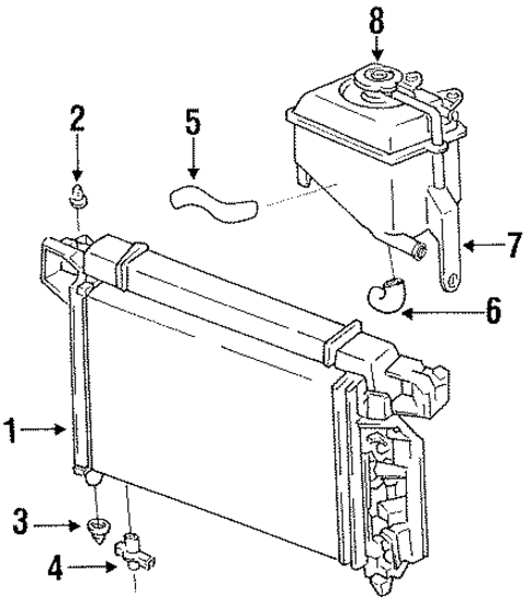 Radiator & Components for 1994 Chrysler Concorde #0